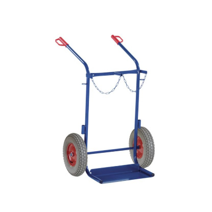 Ročni voziček za jeklenke, kapaciteta 2x50 litrov