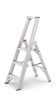 Aluminijasta lestev s polico