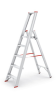 Aluminijasta lestev s polico