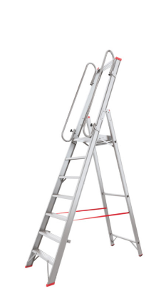 Lestev z varovalno ograjo