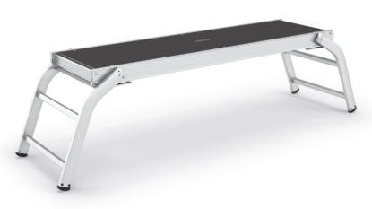 Delovna ploščad, zložljiva, aluminij, 1,7 x 0,5 m