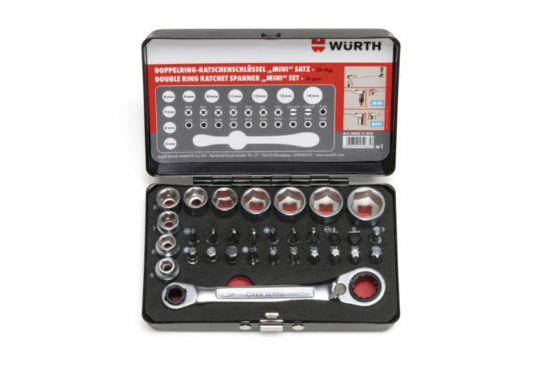 Mini ključi z dvojno ključavnico z zaskočnim nastavkom 