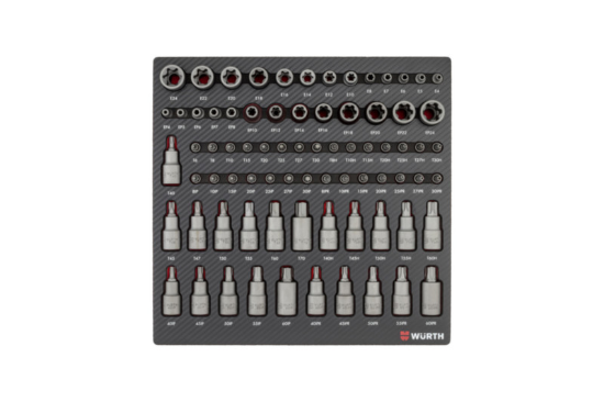 Sistemska oprema 6.4.1 vtični ključ 1/2, 1/4 in 3/8 palca 