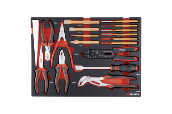 18-delni set klešč, sekačev in strgal