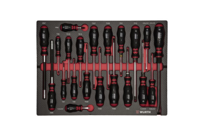 21-delni set izvijačev v peni karbon