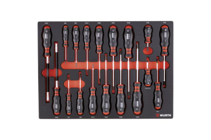 18-delni set izvijačev v peni karbon