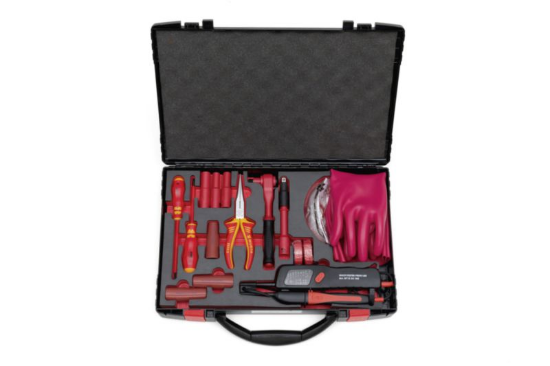 16-delni set orodja za električna vozila v kovčku