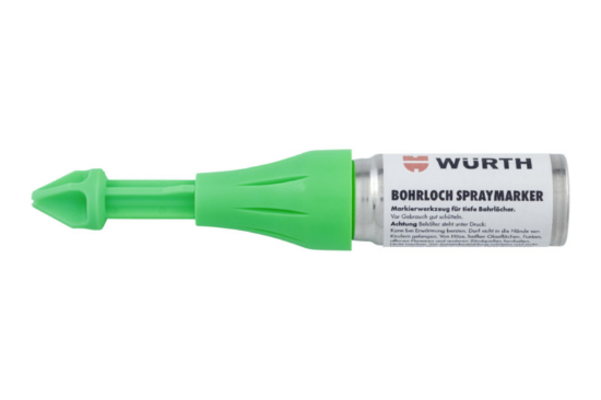 Markirni svinčnik za luknje v spreju zelen