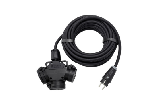 Podaljšek s 3 vtičnicami (H07RN-F3G2,5), 16A-250V