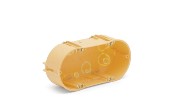 Priključna omarica za dve napravi v votli steni 