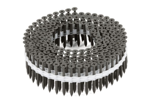 Vijak za suhe stene z dvojnim navojem, z jermenom 