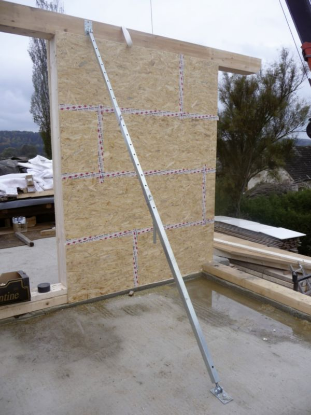 Podporni profil za montažo zidov