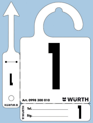 Plastična magnetna tabla za označevanje vozil