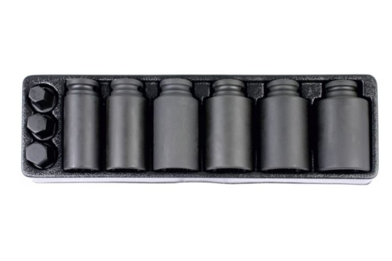 Komplet ključev z udarno gredjo kardanske gredi 