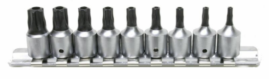 9-delni set nastavkov 1/4"