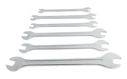 Dvojni komplet ključev z odprtim koncem, zelo tanek 