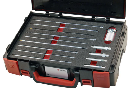 Univerzalni komplet za izvrtavanje in odstranjevanje odlomljenih konic svečke za žarilno nitko, M8 x 1/M9 x 1/M10 x 1/M10 x 1,25 