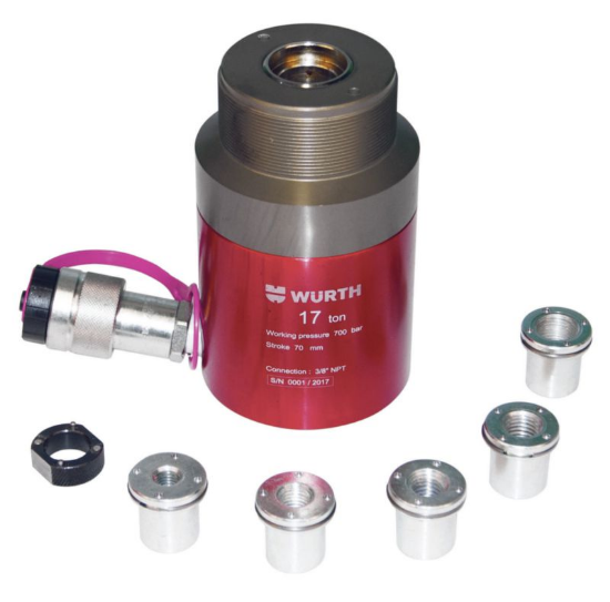 Hidravlični valj z votlim batom, aluminij 