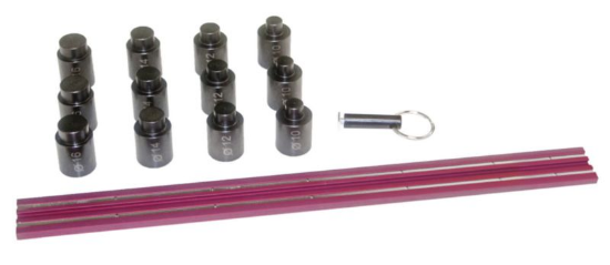 Komplet nastavkov za centriranje 