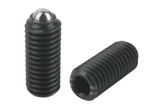 Tlačni kos z vzmetjo in kroglico  