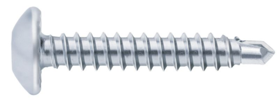 Vrtalni vijak, gobasta glava 