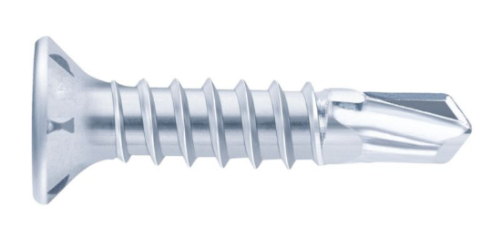 Samovrtalni vijak za konstrukcijo oken z vgrezno frezno glavo FEBOS®plus