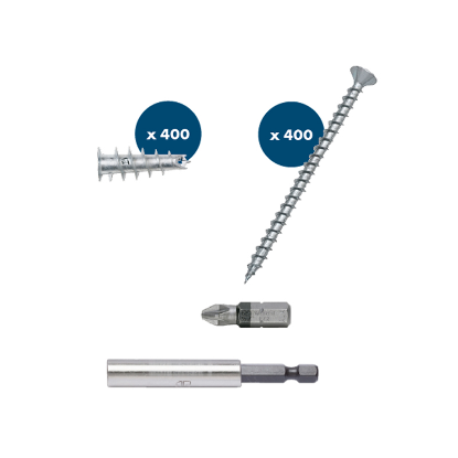 Slika Set vložkov, vijakov + nastavek