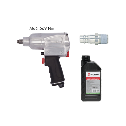 Slika Set vijačnik pnevmatski udarni DSS 1/2” H