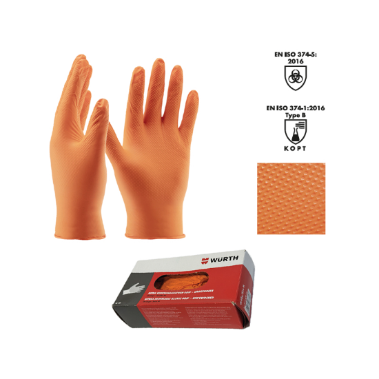 Slika 50x Zaščitne rokavice za enkratno uporabo Grip