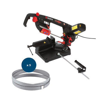 Slika Set z žaginimi listi in žago