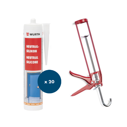 Slika Set silikon neutral transparent in pištola