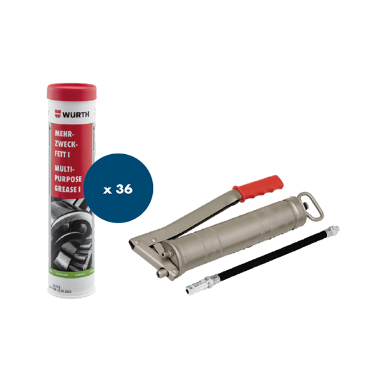 Slika 1 Set masti ročna mazalica