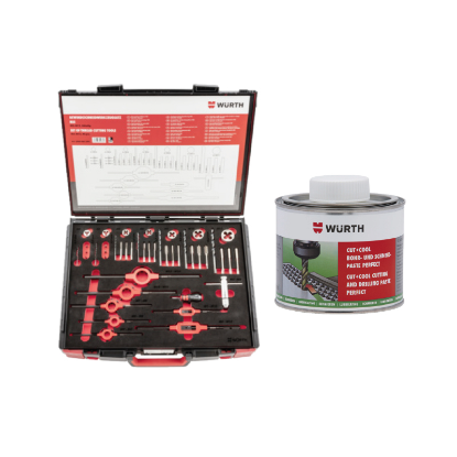 Slika 44-delni set navojnih svedrov in čeljusti M3-M12