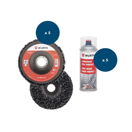 Slika Brusilna plošča - najlon 115 mm