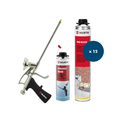 Slika Set PU pena lepilo za izolacijo