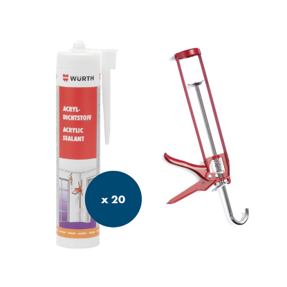 Slika Set akrilna masa bela