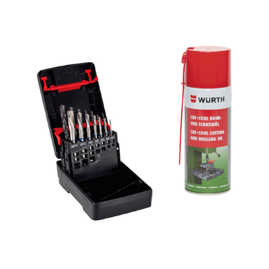 Slika Set navojnih svedrov za kovino M3-M12