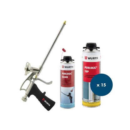 Slika Set PU pena Purlogic top