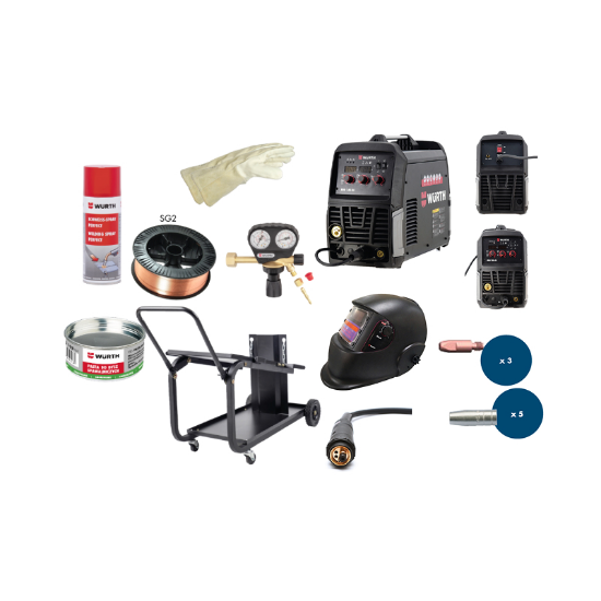 Slika Akcijski set za varjenje železa - MIG180-5