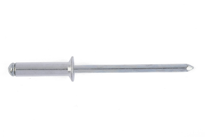 Slepa zakovica, odprta, s trnom za lomljenje in poglobljeno glavo 