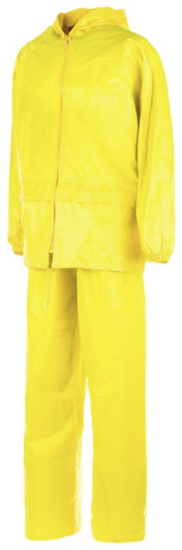 Slika SET JAKNA IN HLAČE DEŽNI DEL. EN 343 RUMENA VEL.M