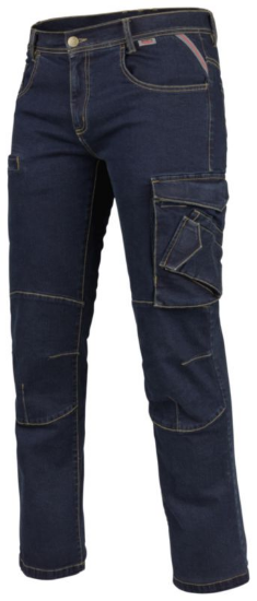 Slika HLAČE JEANS Z ŽEPI STRETCH X MODRE 52