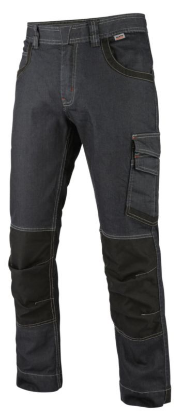 Slika HLAČE JEANS- CORDURA SAGITTARIUS ČRNE 50