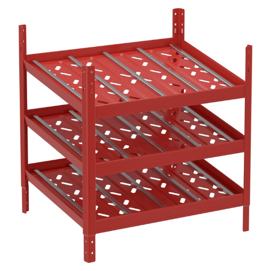 Slika ORSY REGAL ZA PAKIRANJA VEL.4 ALI 5 RDEČ