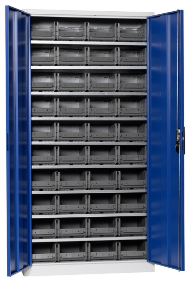 Slika SKLADIŠČNA OMARA S POSODAMI-SLB-FB415-BOX-RAL5010