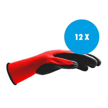 Slika 12x Rokavice za montažo - zaščitne rokavice latex “grip” vel-9
