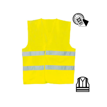 Slika Odsevni jopič rumen EN20471:2013