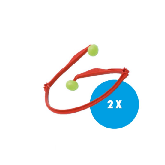 Slika 2 x čepki za ušesa na držalu X300