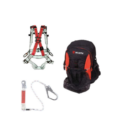 Slika Varovalni set v nahrbtniku dolžina vrvi 1,5 m