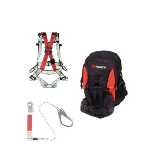 Slika Varovalni set v nahrbtniku dolžina vrvi 1,5 m